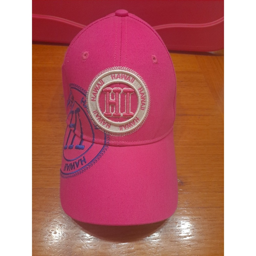 Robin Ruth Pink Hawaii Baseball Hat Cap Adjustable Sizing 100% Cotton
